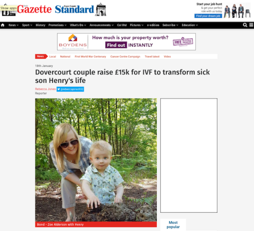 Henry Alderson Colchester Gazzette Henrys little heroes